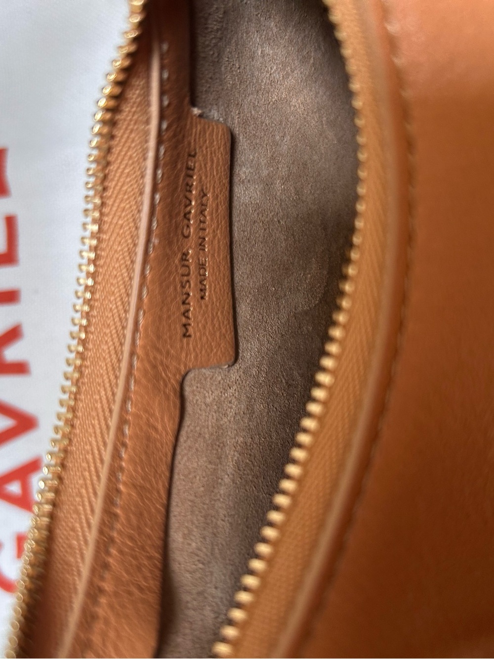 Mansur Gavriel tan mini candy hobo purse - Picture 3 of 5